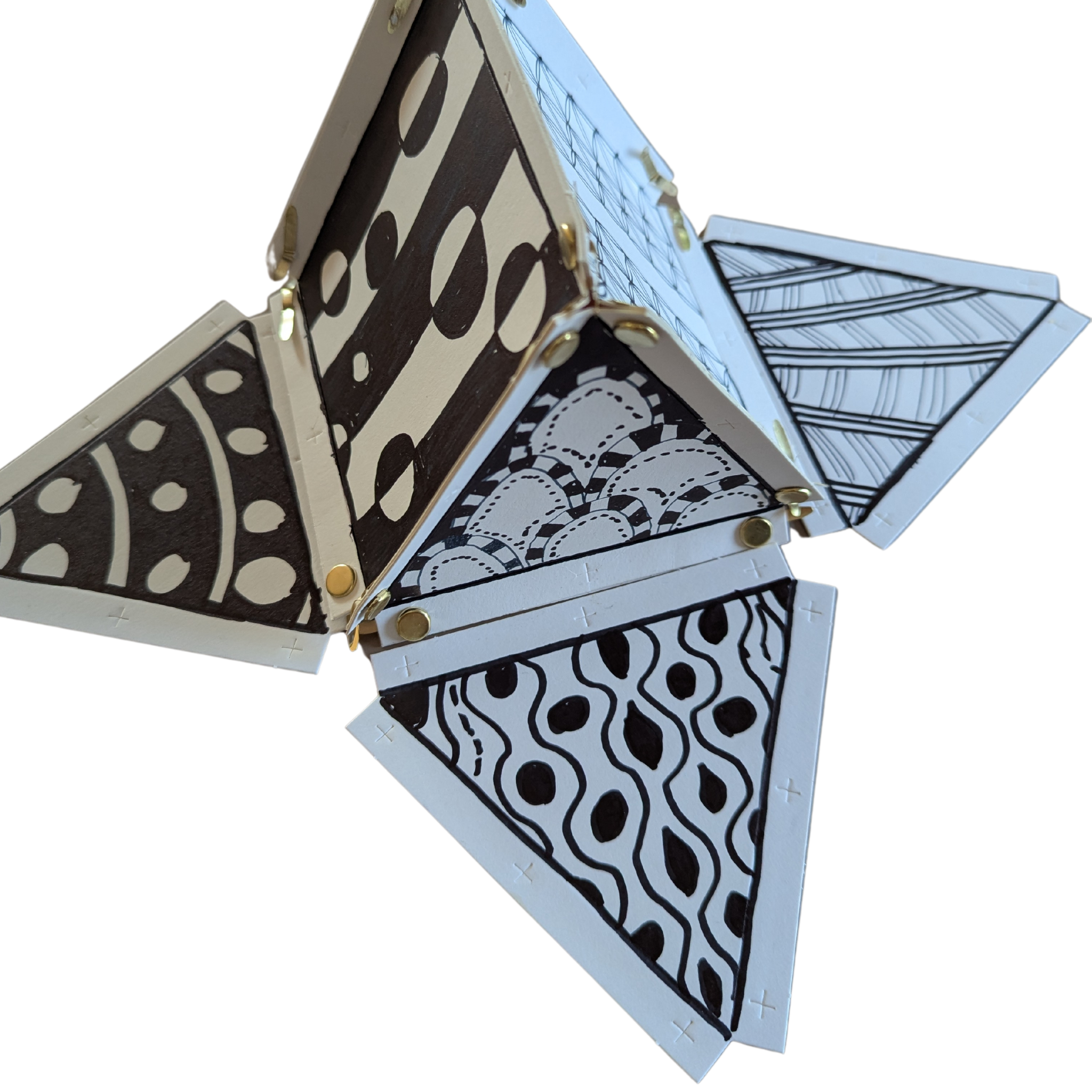 Zentangle-Set Triglini: Kreativität in modularen Mosaiken