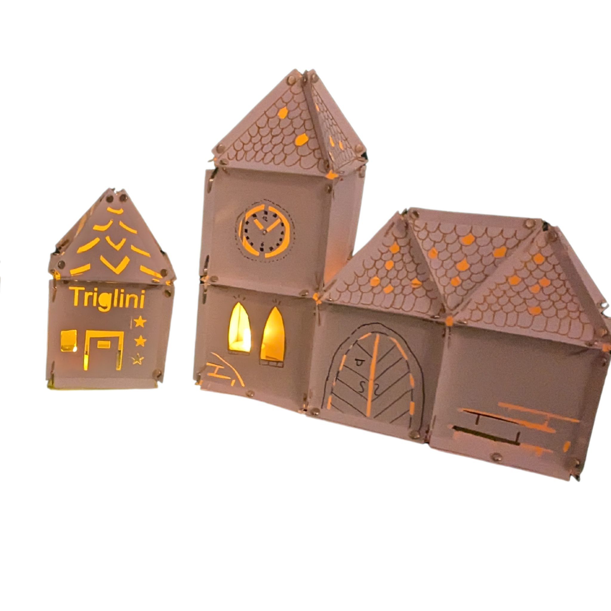 Weihnachtsdorf Bastelset Triglini