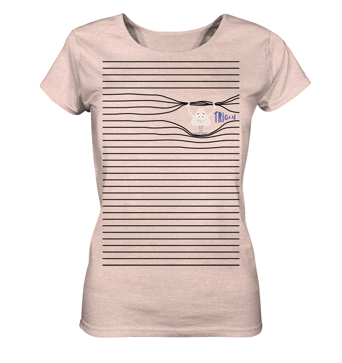 Stripebrecher - Glu - Ladies Organic Shirt (meliert)
