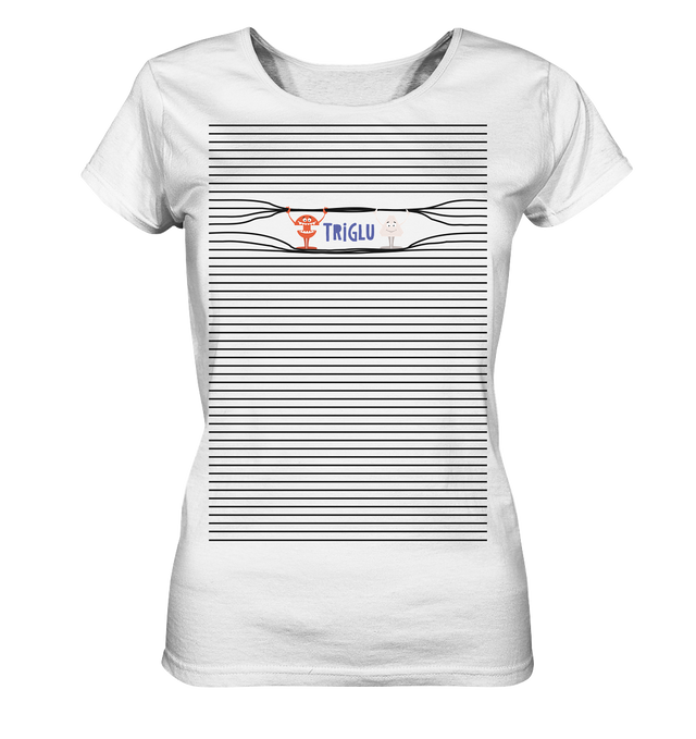 Stripebrecher Tri und Glu - Ladies Organic Shirt