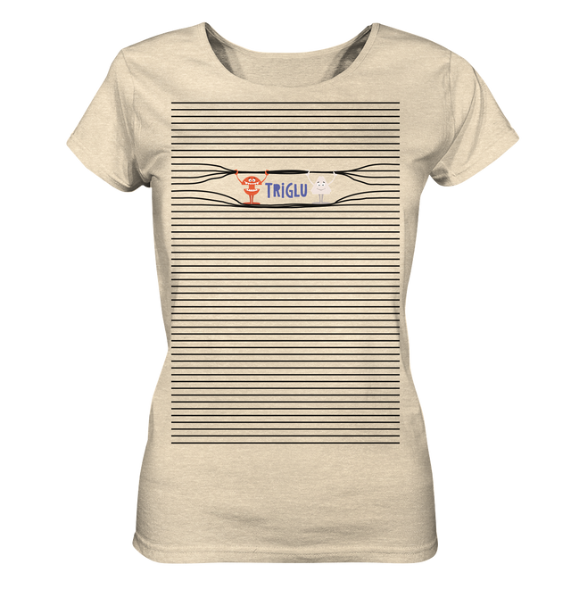 Stripebrecher Tri und Glu - Ladies Organic Shirt