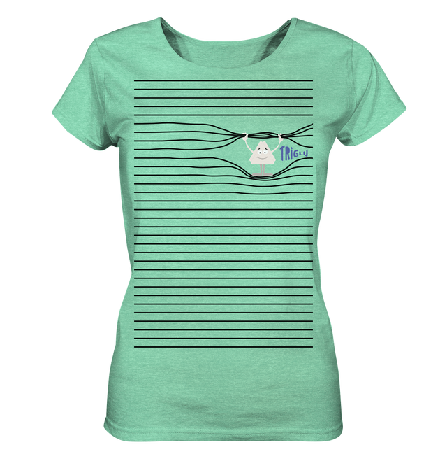 Stripebrecher - Glu - Ladies Organic Shirt (meliert)