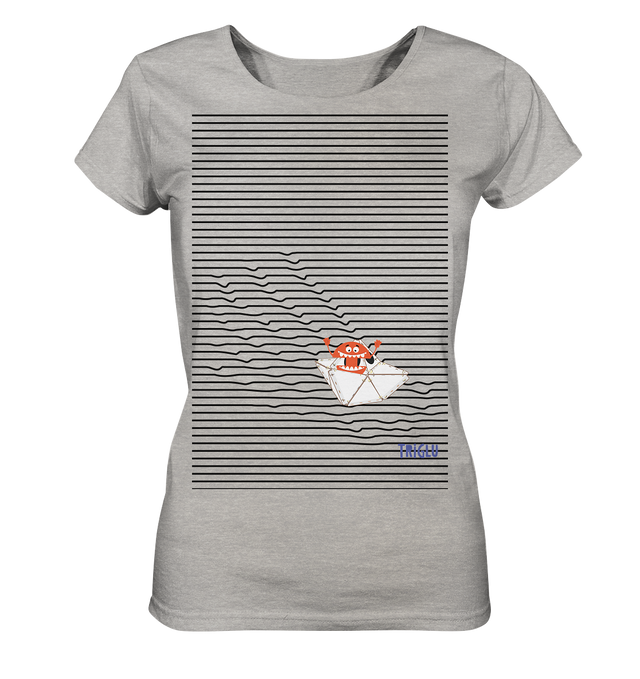 Cruising T-Shirt - Ladies Organic Shirt (meliert)